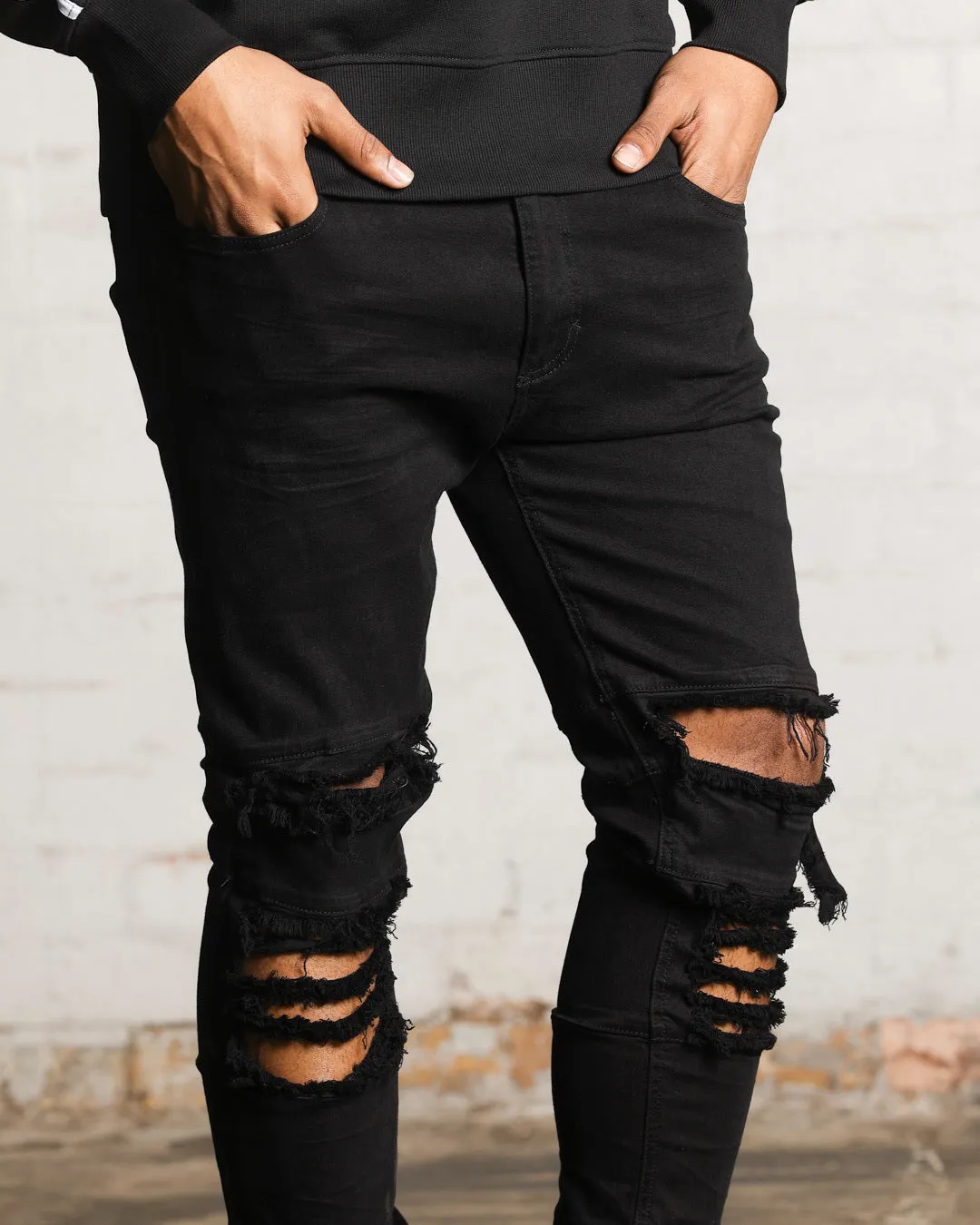 Saint Morta Rework Jeans Black
