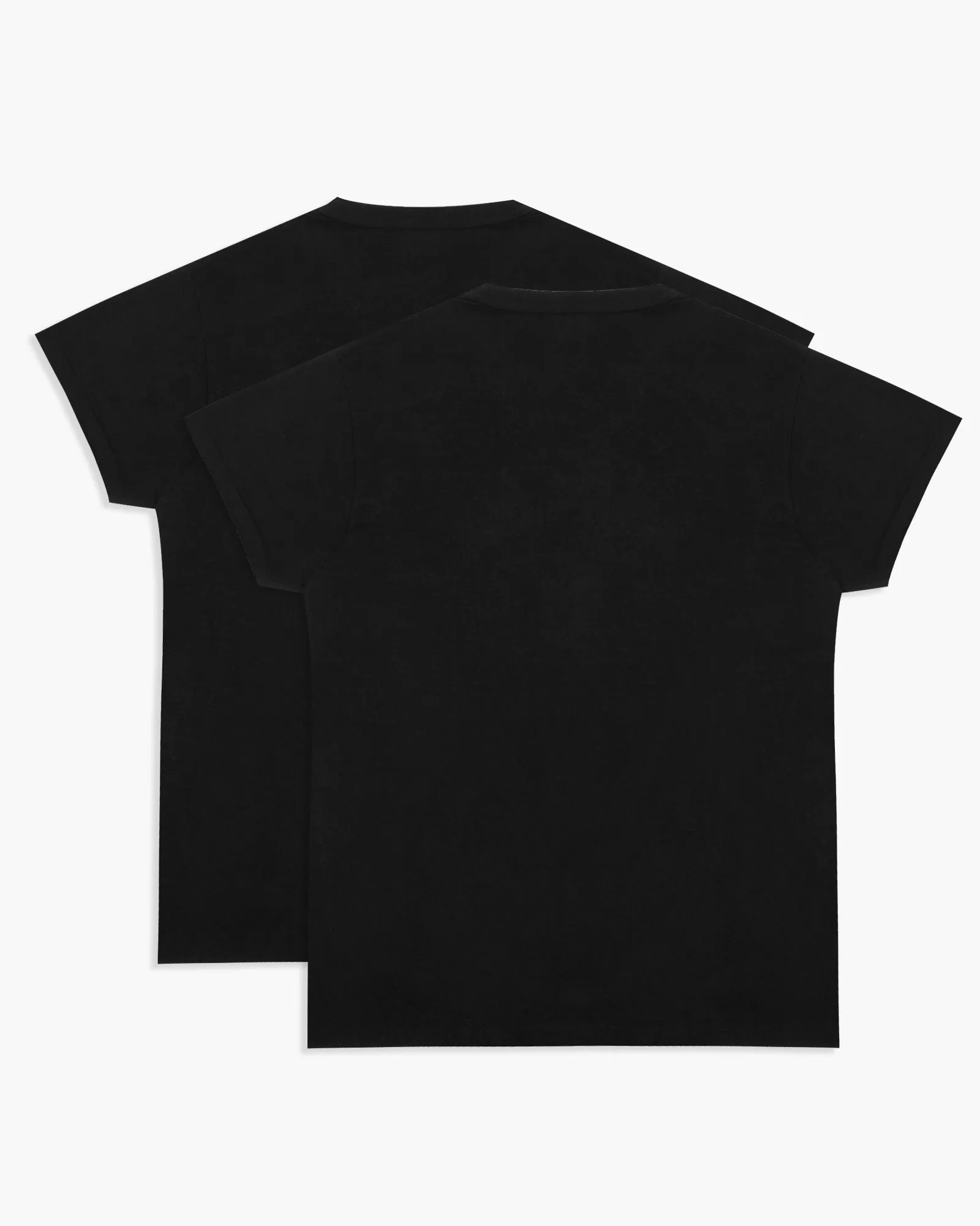 Samurai Jeans SJ2PST-CREW 2-Pack Loopwheel Tees - Black