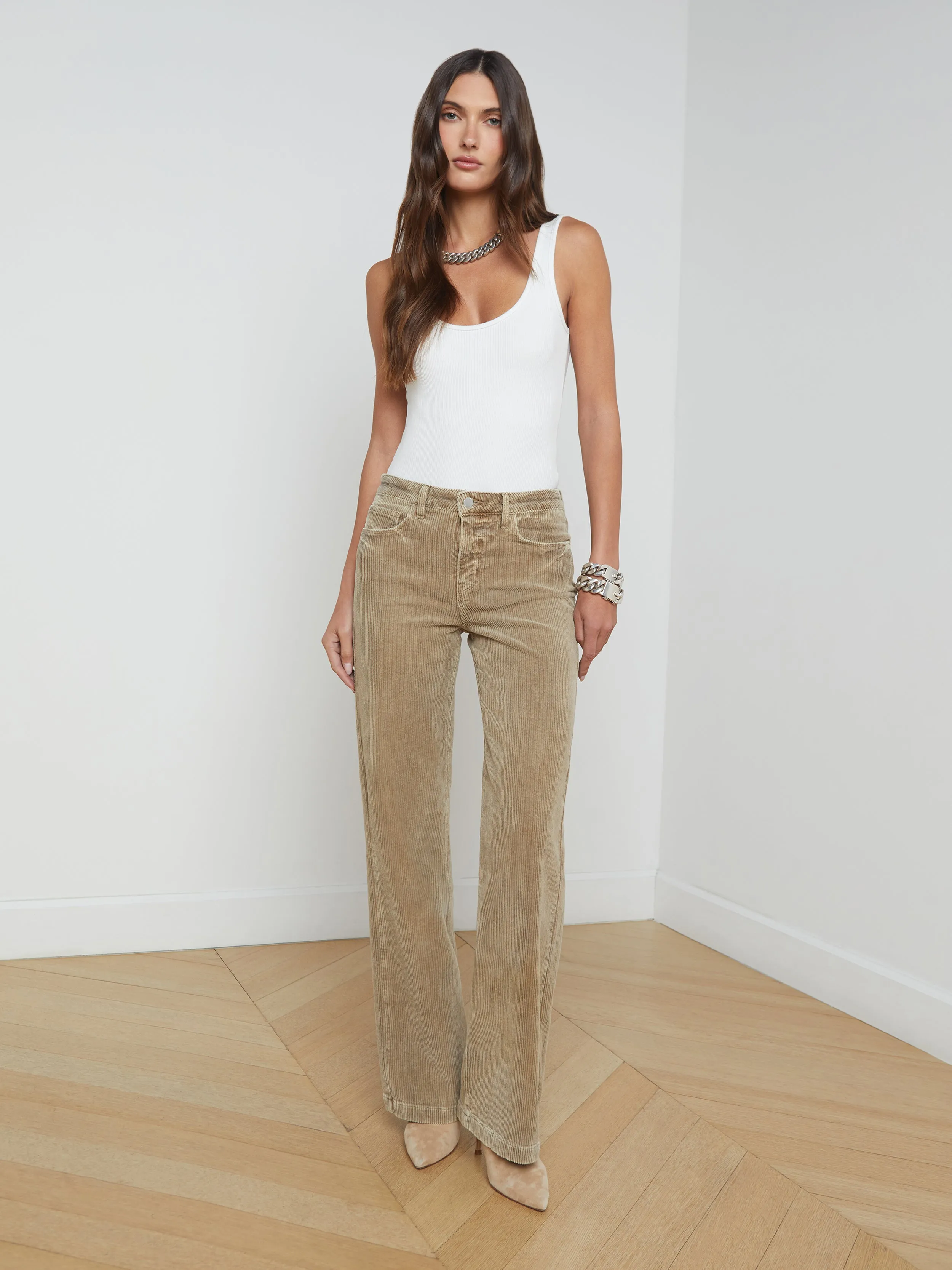 Scottie Corduroy Wide-Leg Jean