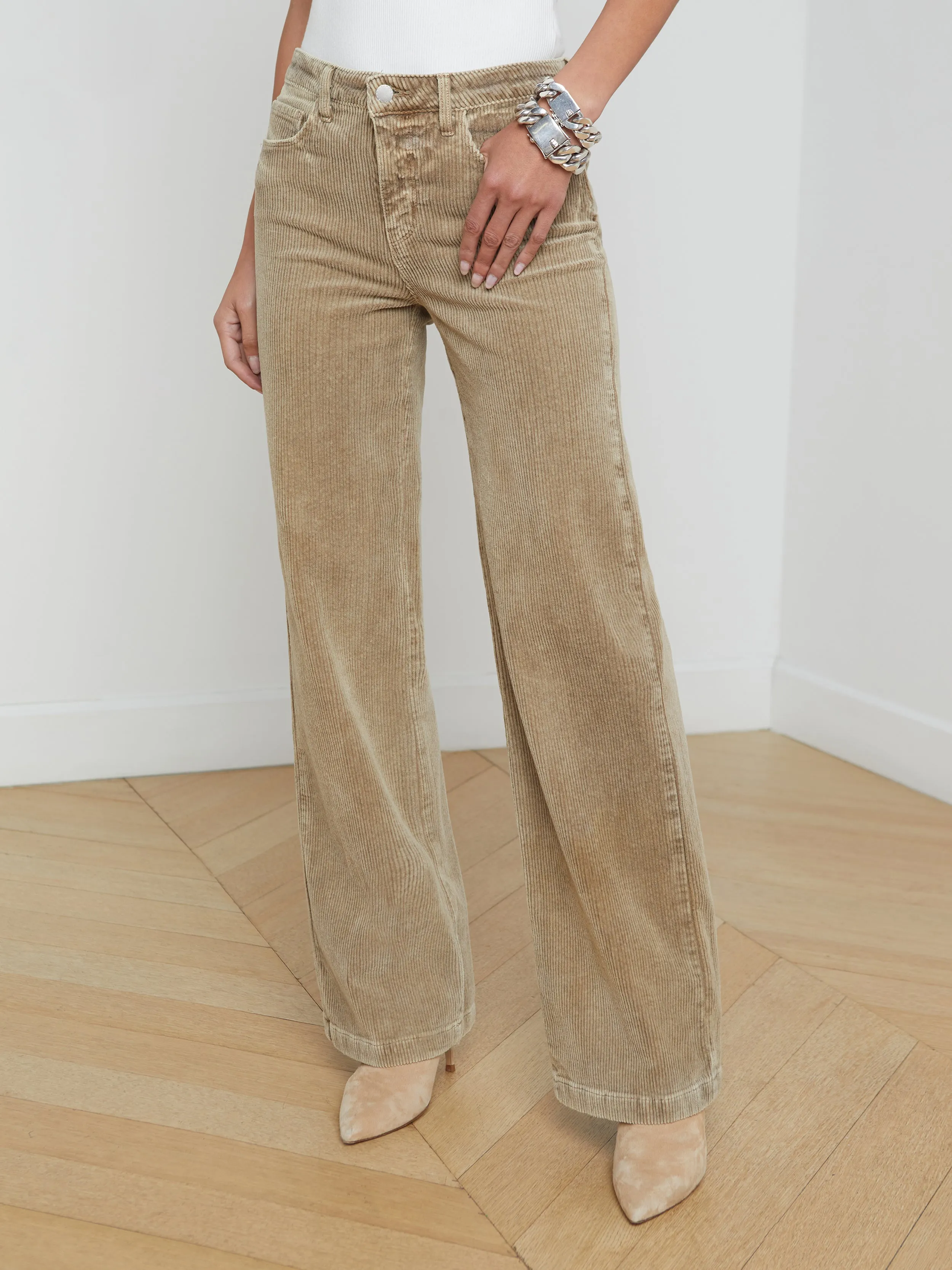 Scottie Corduroy Wide-Leg Jean
