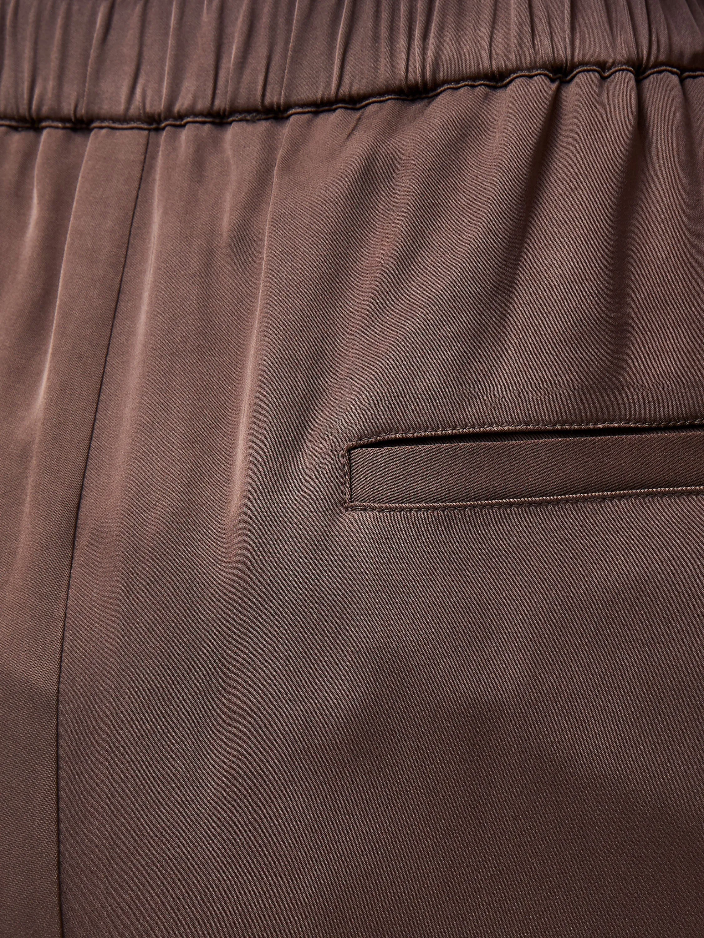 Sera Eco Satin Elasticated Wide Leg Trousers