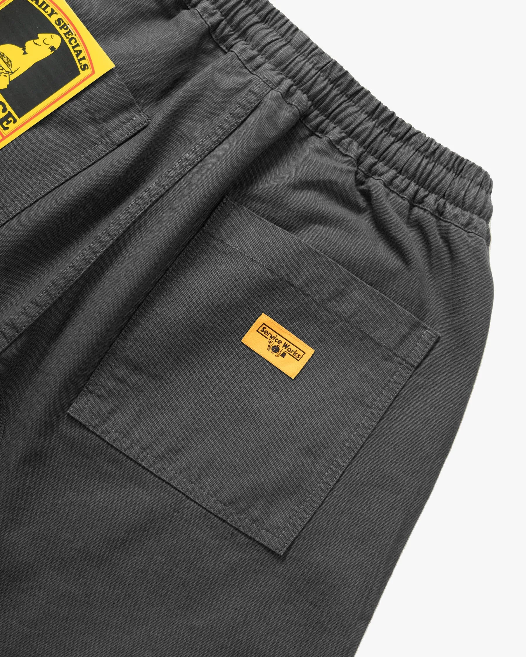Service Works Classic Canvas Chef Shorts - Grey