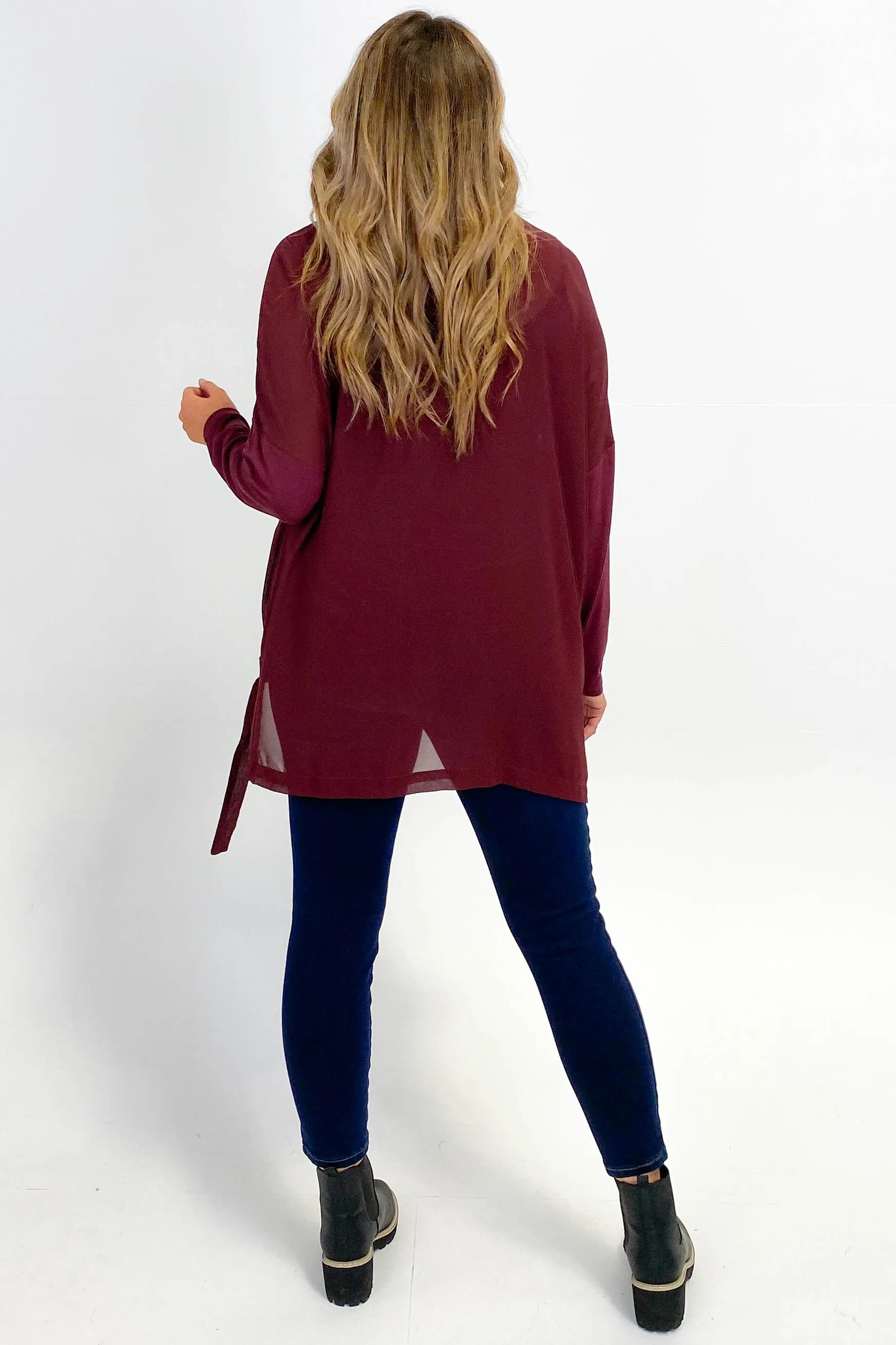 Shine On Label Roxanne Print Front Top Wine