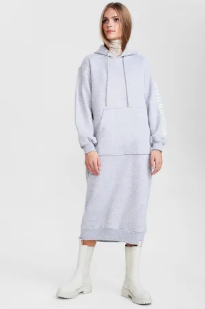 SISAGA DRESS - Light grey mel