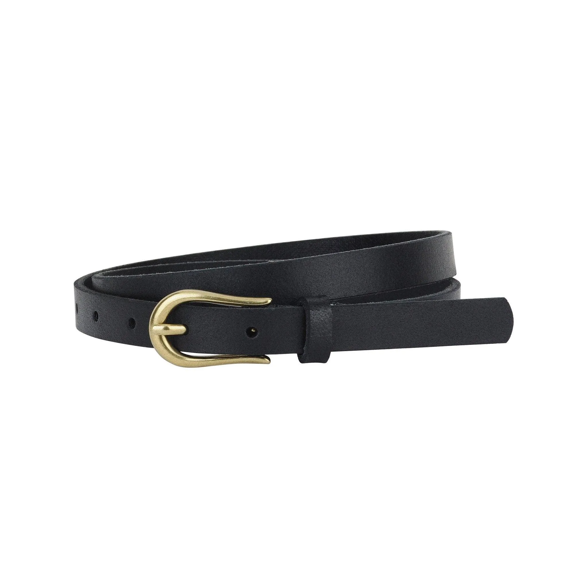 The Meadow Skinny Leather Belt