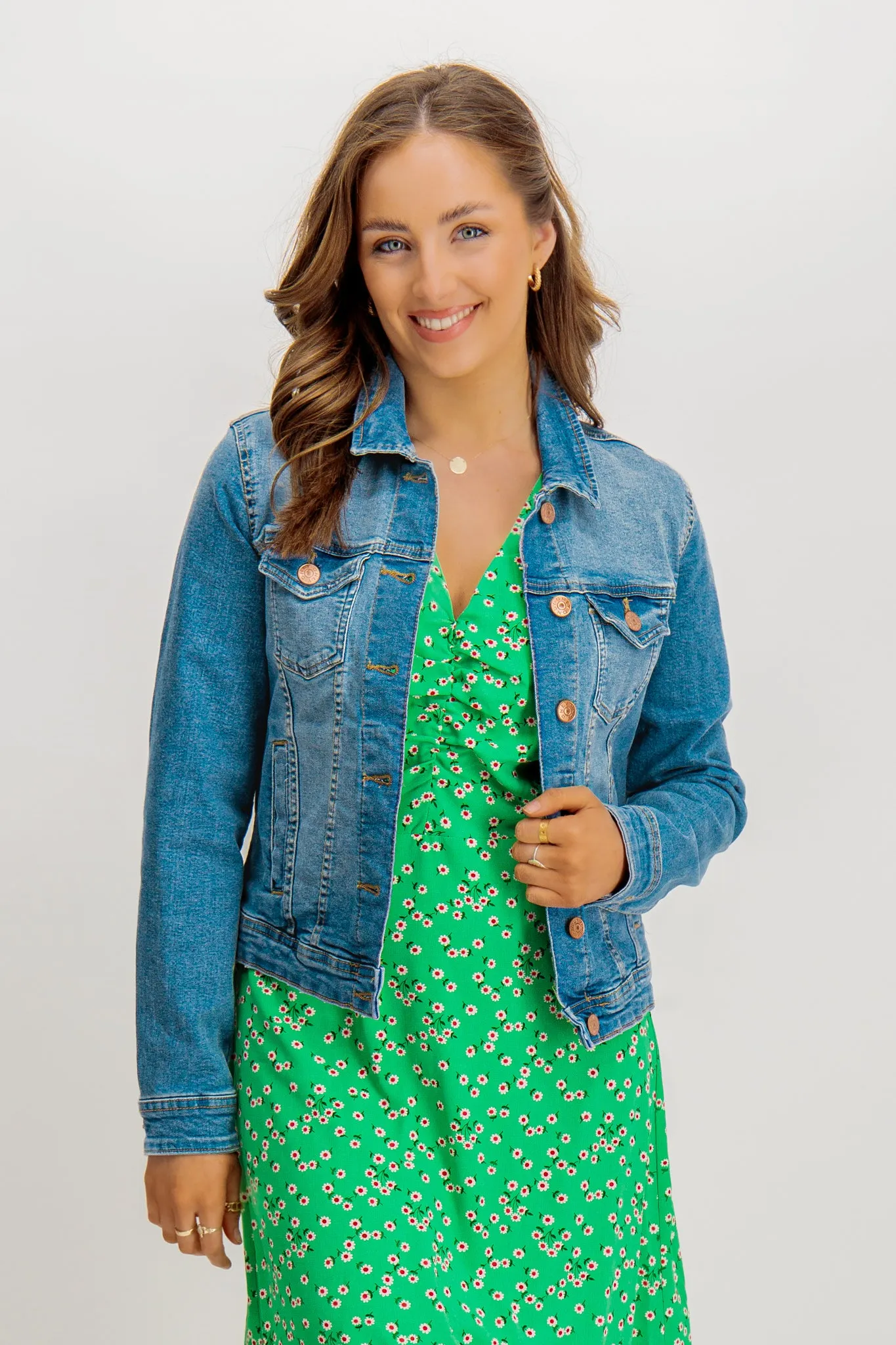 Tia Light Blue Denim Jacket