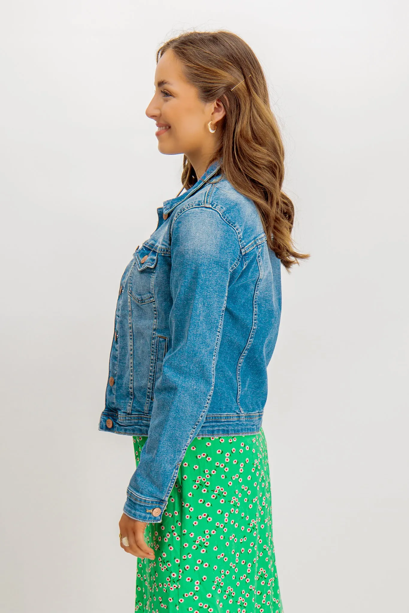 Tia Light Blue Denim Jacket