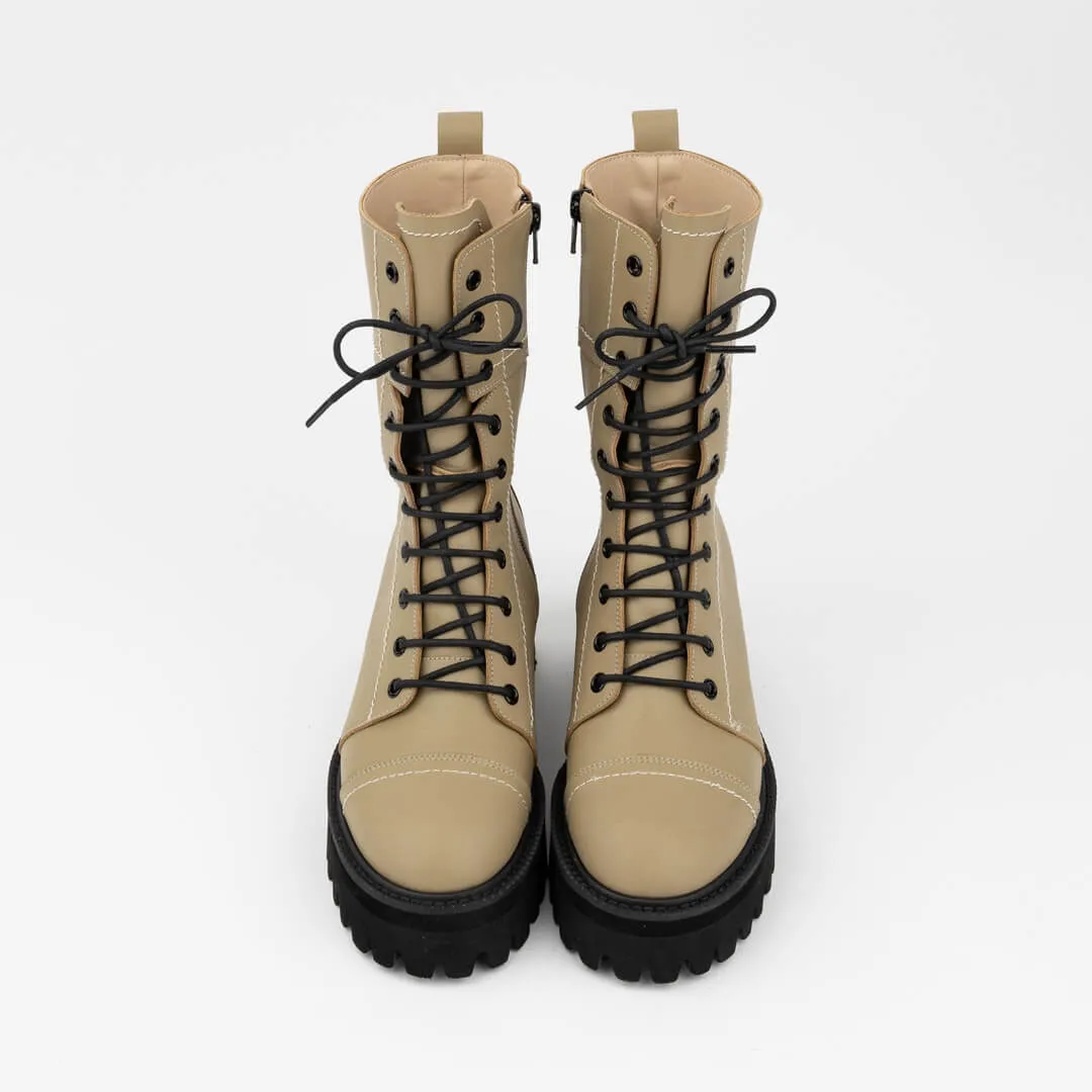 TROPAZ - flatform army boots