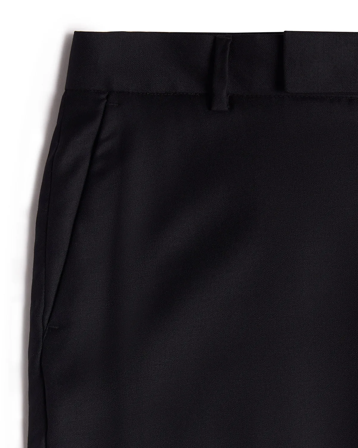 Veritas Merino Wool Dress Pants - Black