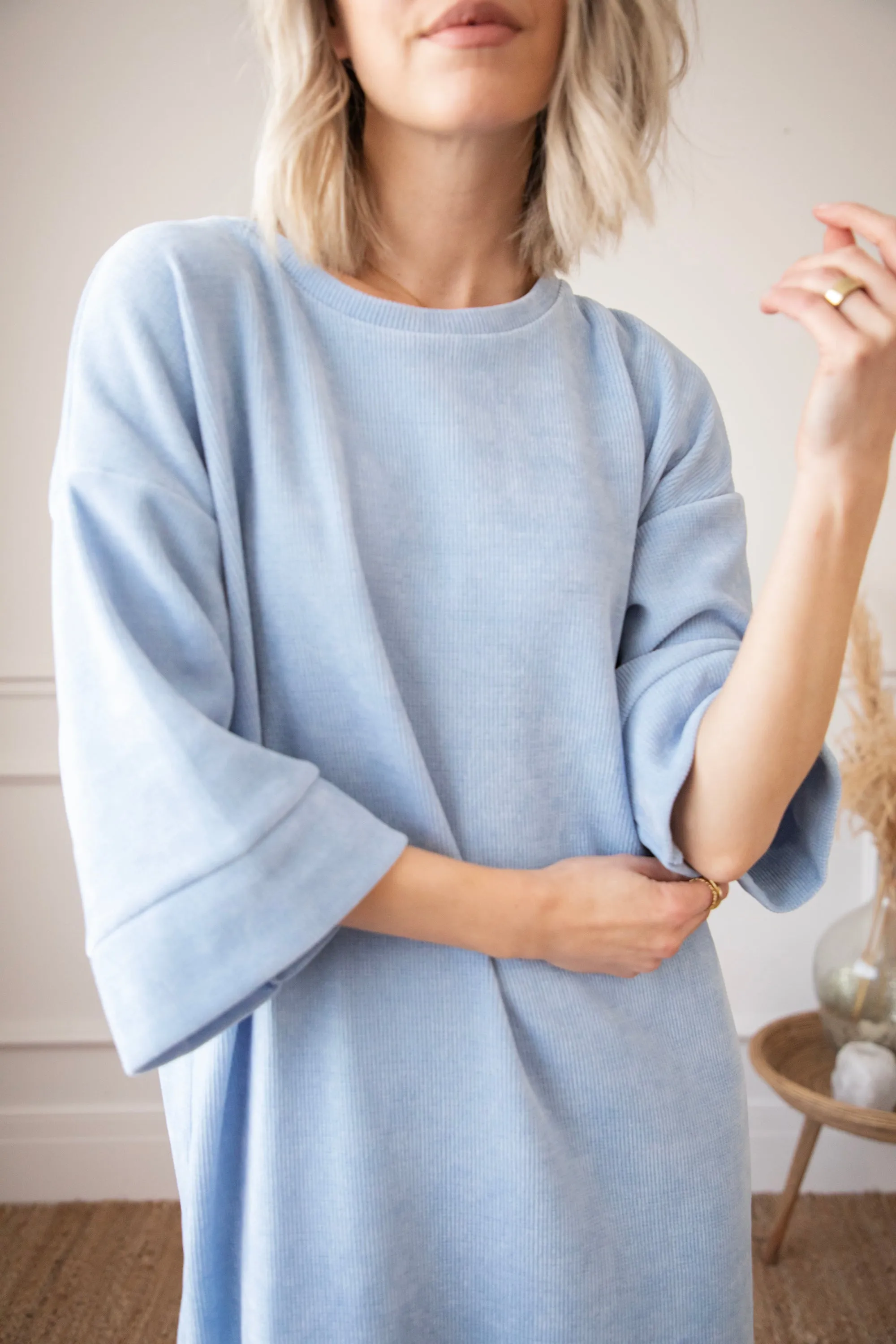 Viva Velvet Blue - Maxi Jurk
