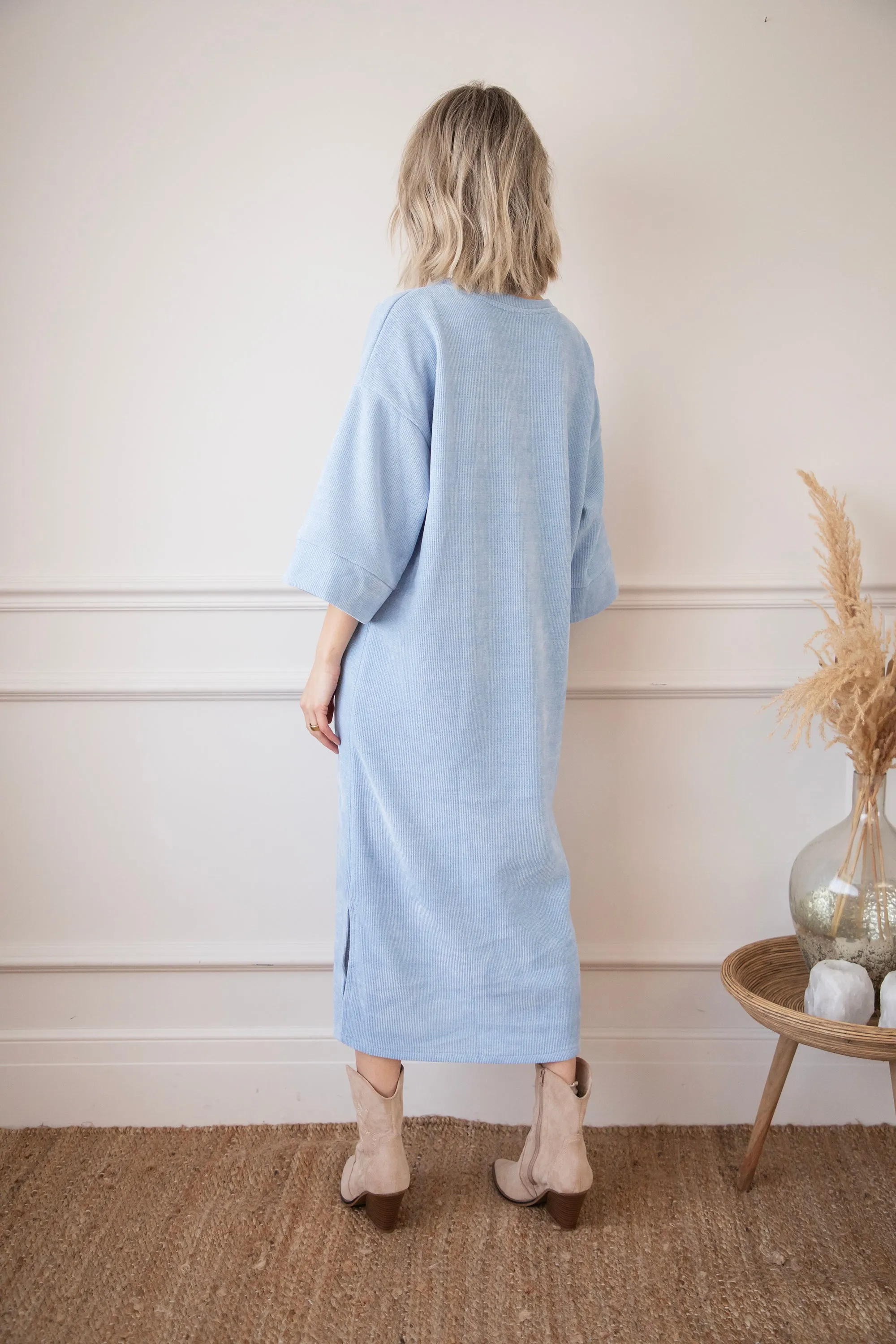 Viva Velvet Blue - Maxi Jurk