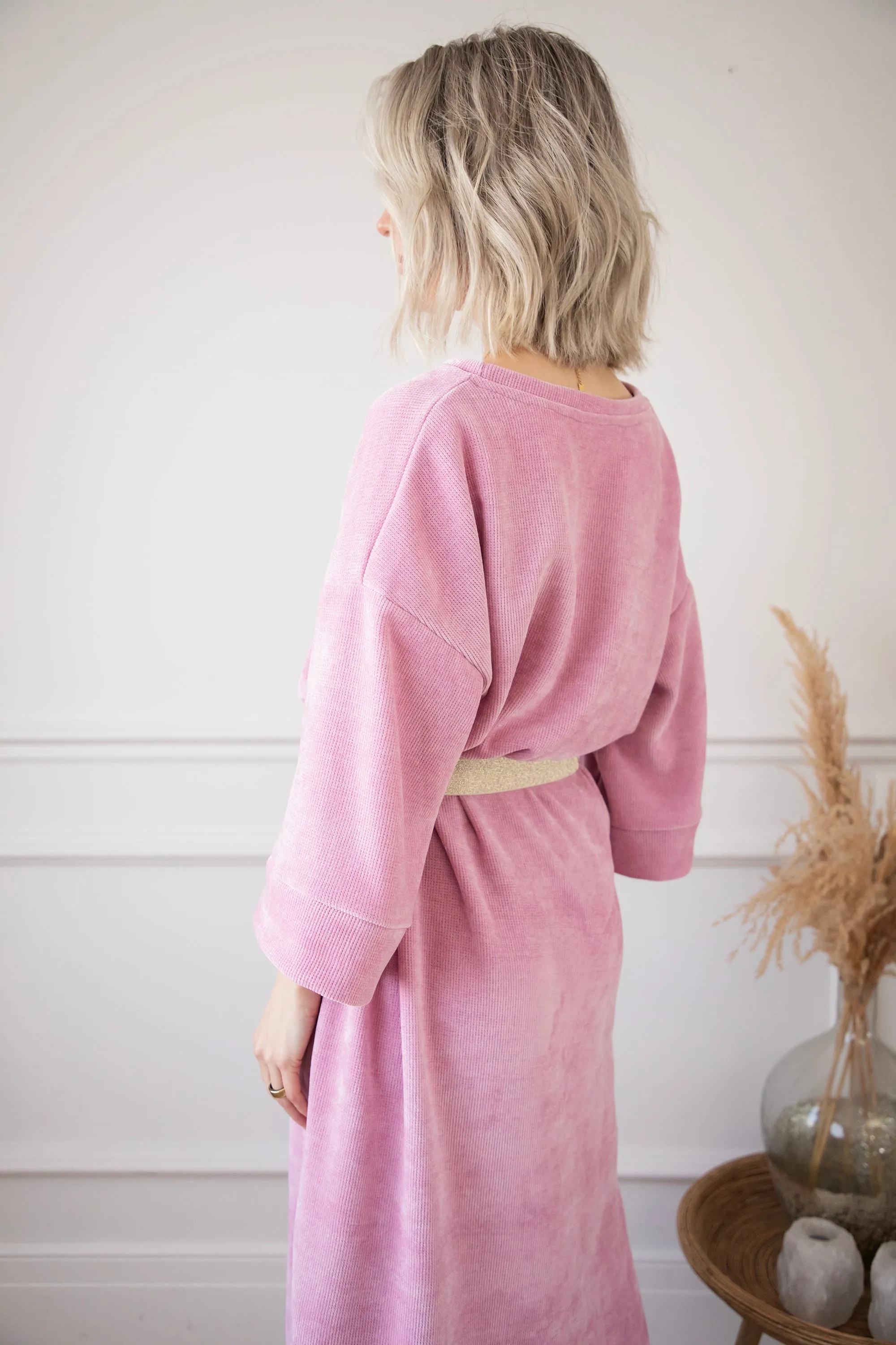 Viva Velvet Pink - Maxi Jurk