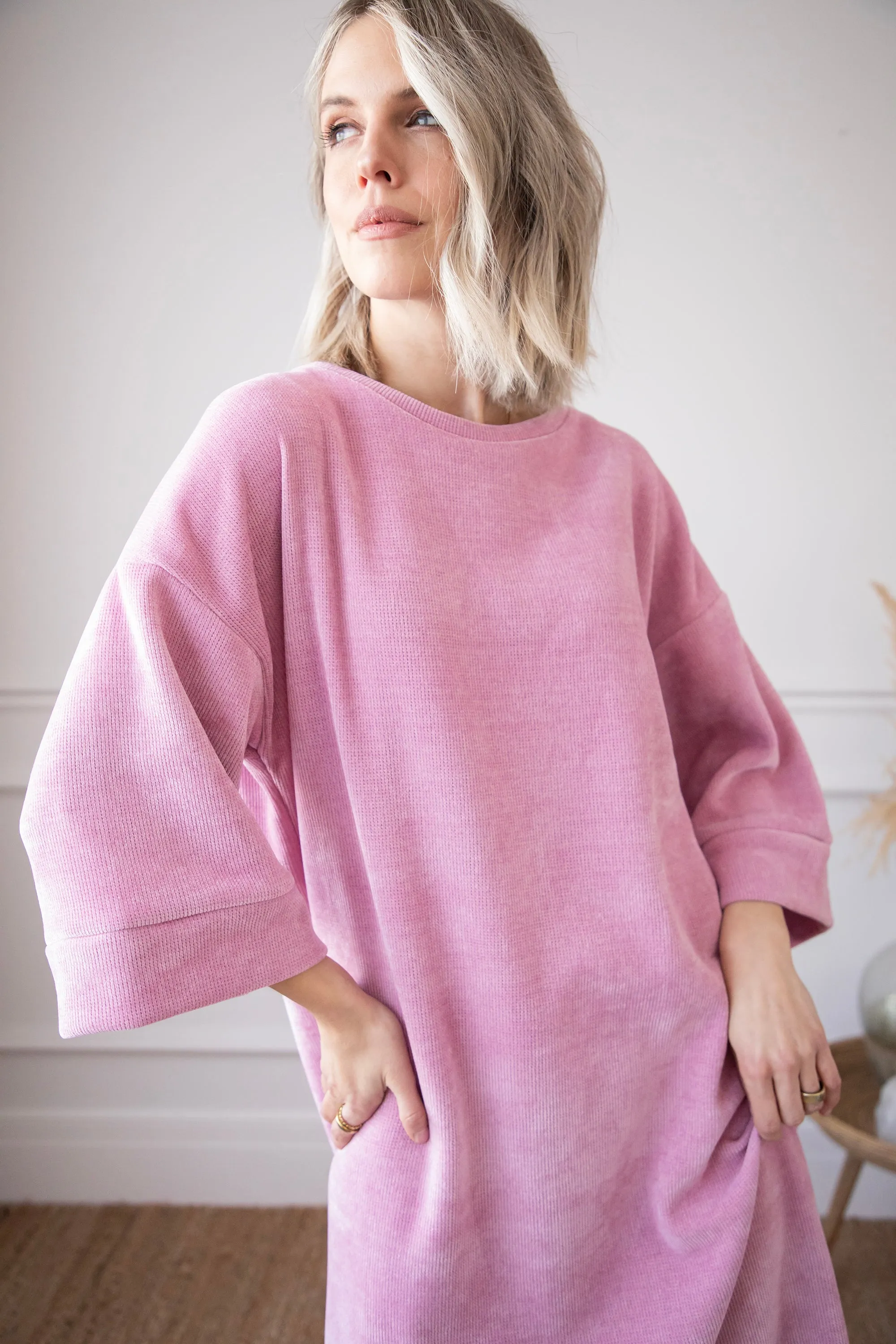 Viva Velvet Pink - Maxi Jurk