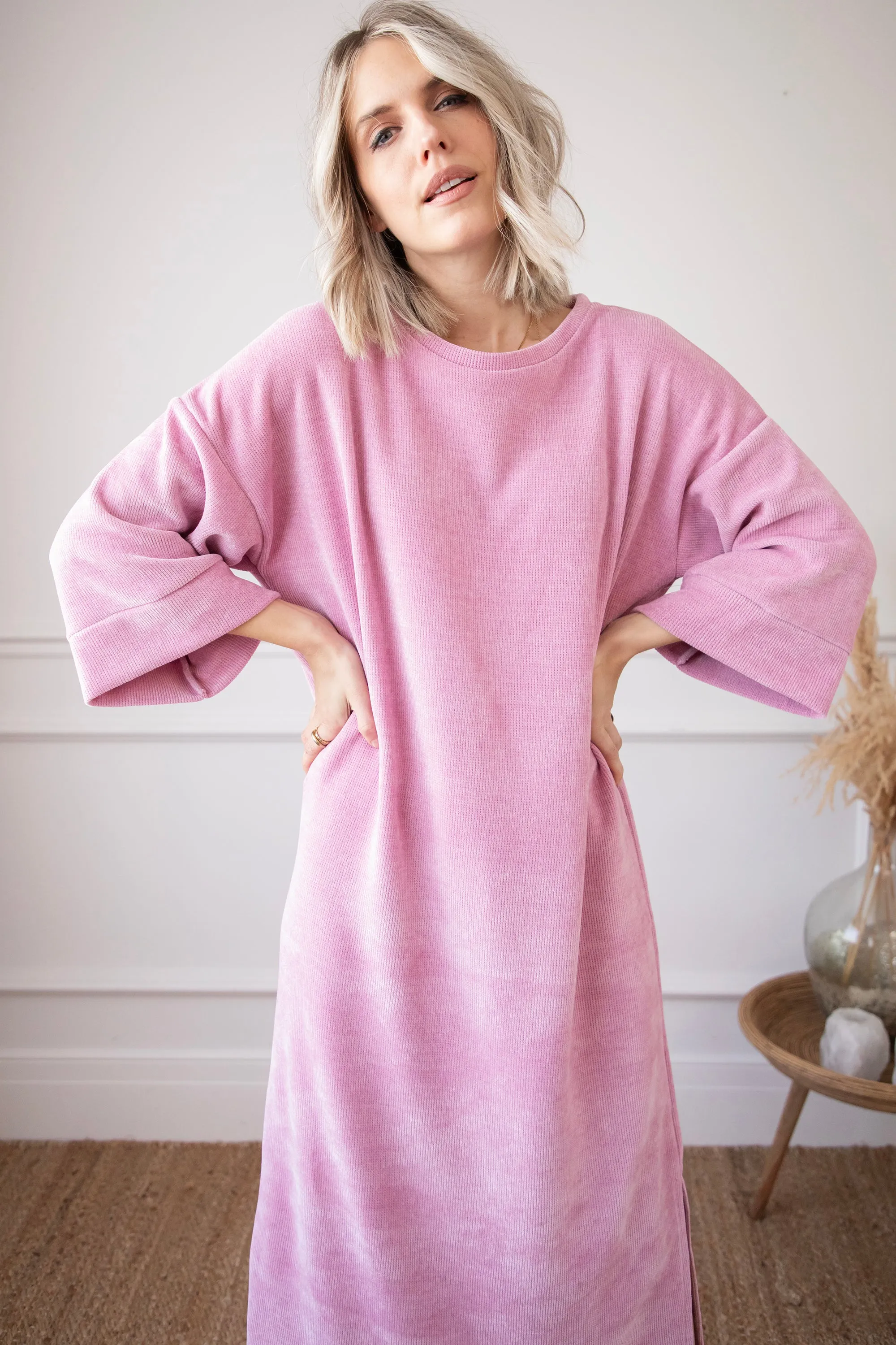 Viva Velvet Pink - Maxi Jurk