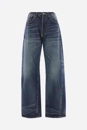 washed denim jeans