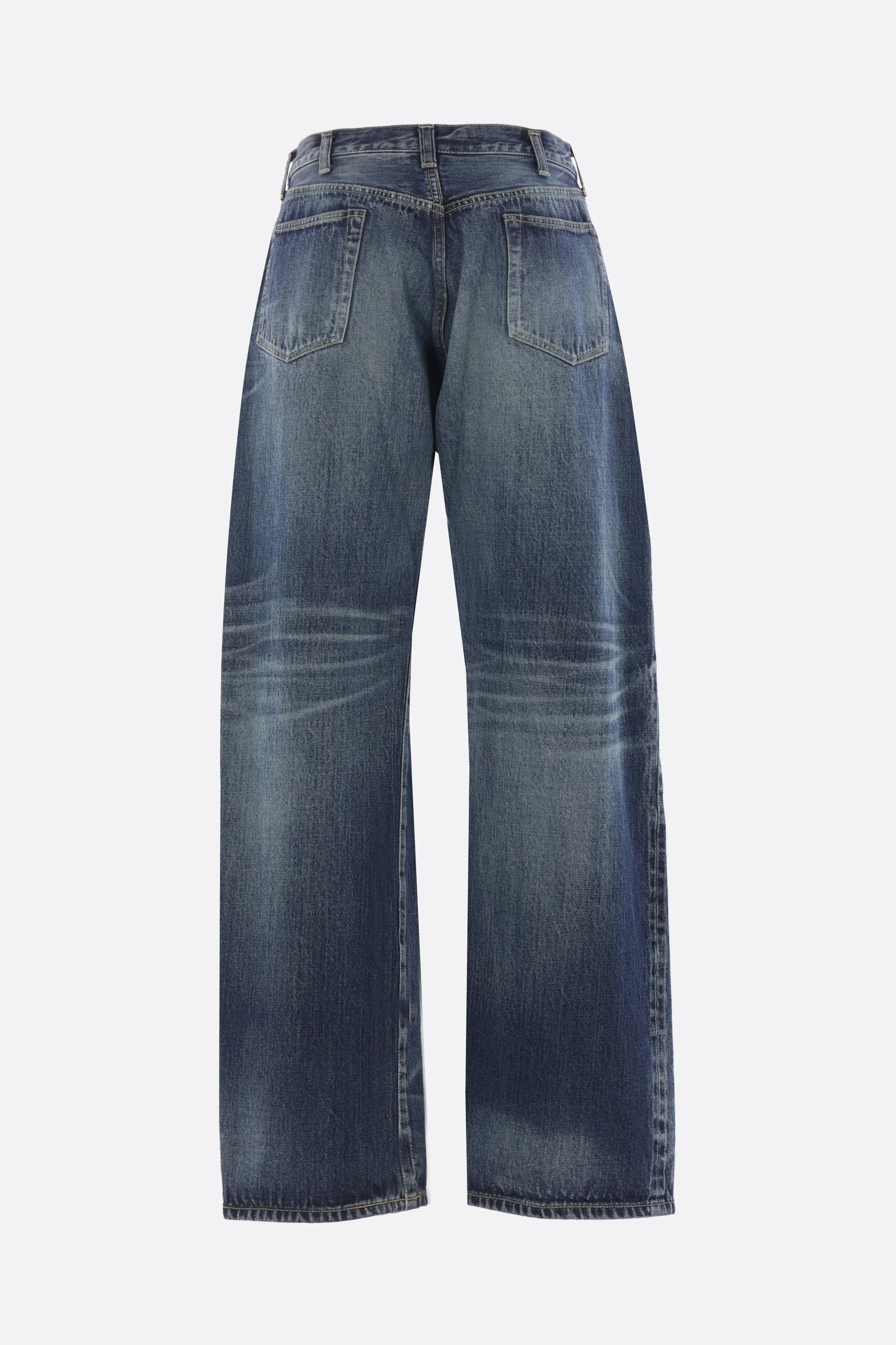 washed denim jeans