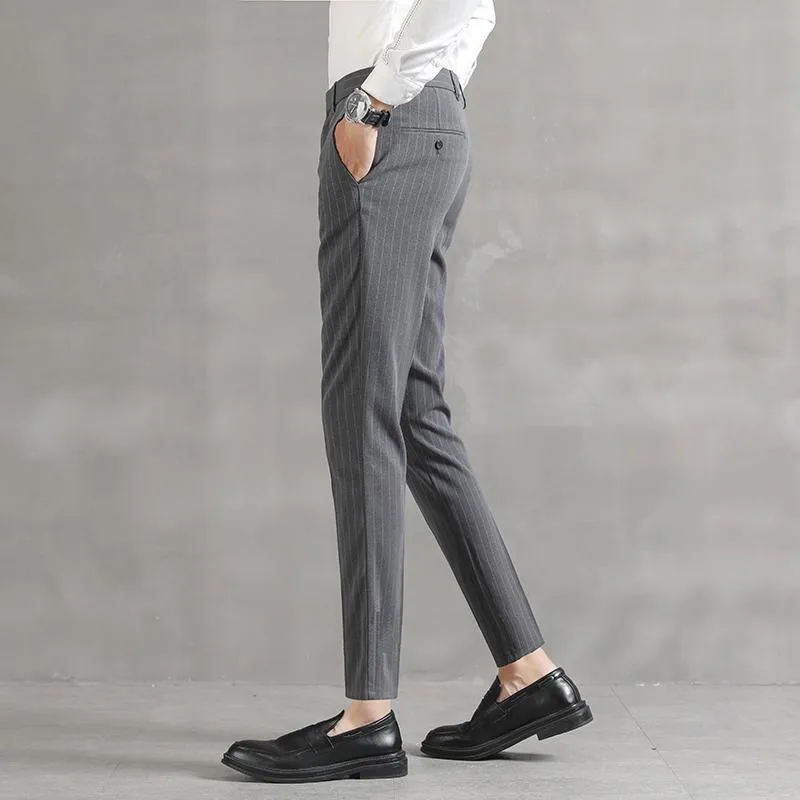 West Louis™ Casual Striped Men Elegant Pants
