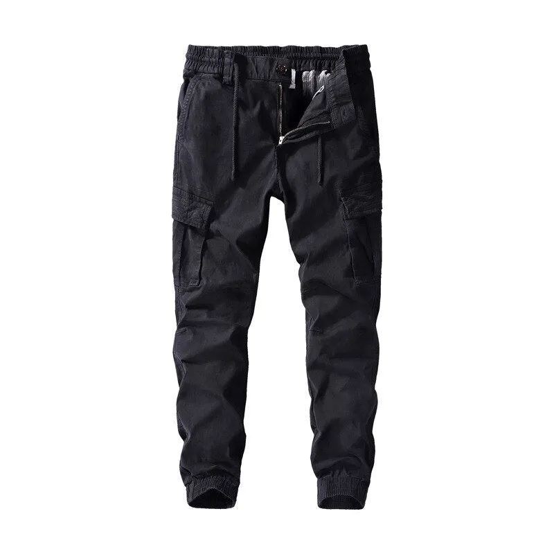 West Louis™ Cotton Loose-fitting Elastic Pants