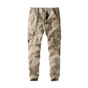 West Louis™ Cotton Loose-fitting Elastic Pants