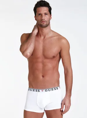 White Brian Boxer 3-Pack Trunks