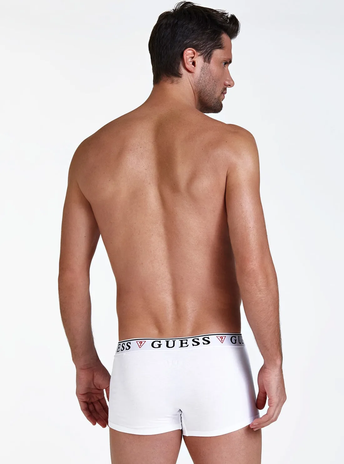 White Brian Boxer 3-Pack Trunks