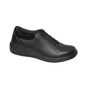 Women's Tulip - Black Leather (Wide Width)