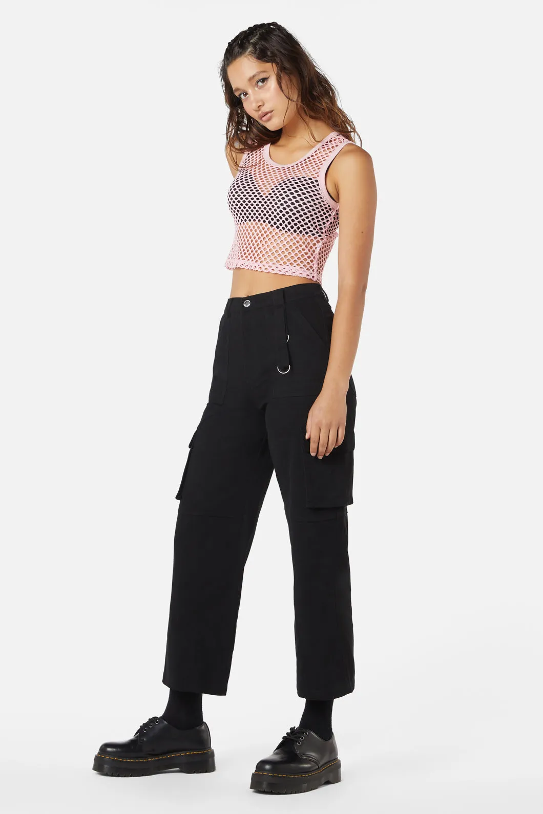 Wounded Wide Mesh Tank
